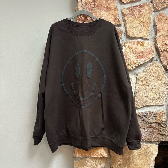 Dressed In LaLa Brown Sweatshirt - Picture 2 of 4